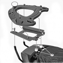 Givi Σχάρα SR233  Joyride Evo '09-13 Σχάρες βαλιτσών